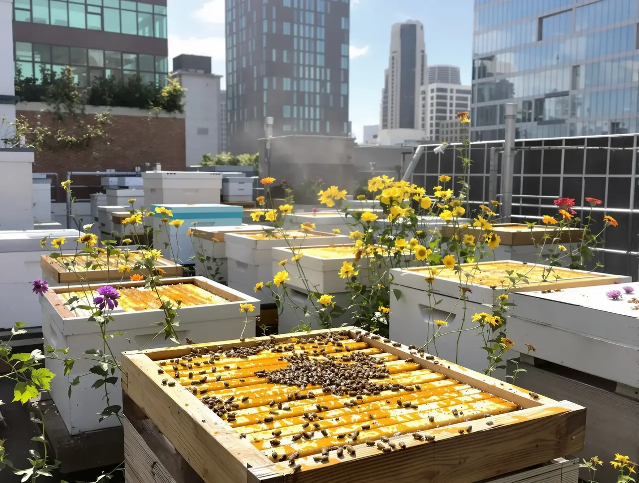 生态蜂巢计划:城市屋顶的甜蜜森林